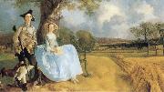 Thomas Gainsborough Robert Andrews and his Wife Frances Spain oil painting artist